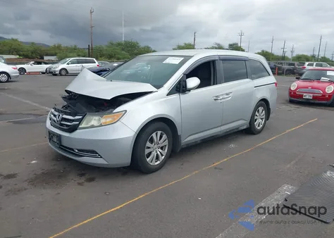 2015 Honda Odyssey Ex из США, поврежденный, VIN 5FNRL5H41FB014485